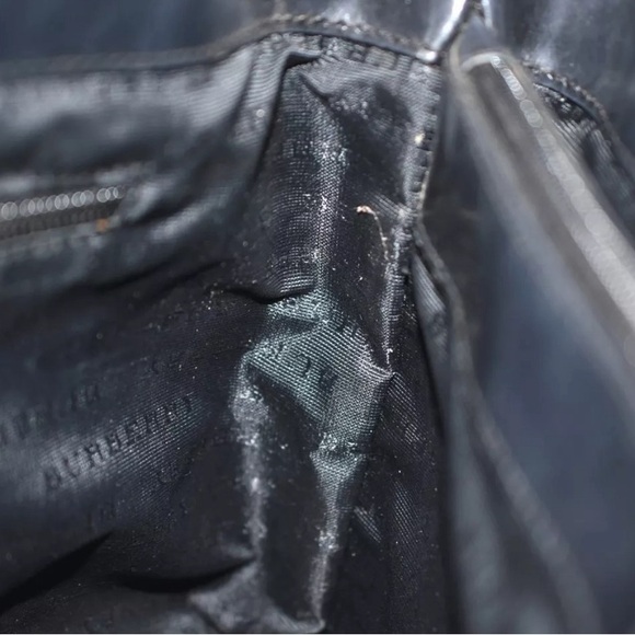 Authentic BURBERRY Vintage Nova Check Leather Hand Bag Beige (need to be fixed) - Picture 16 of 16